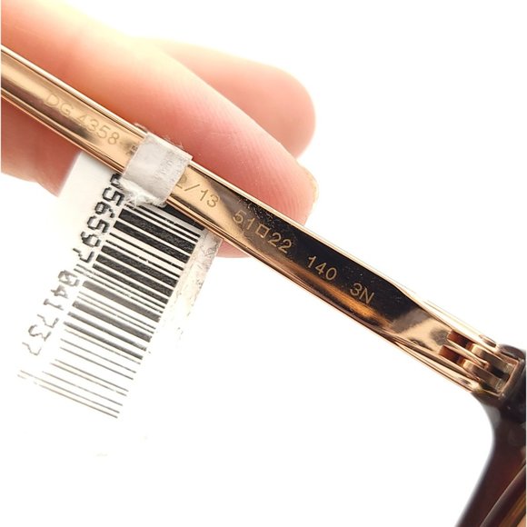 Dolce & Gabbana Sunglasses 51mm Gradient Round Havana Brown MSRP $295 - Picture 6 of 7